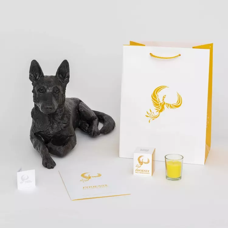 German shepherd urn sale